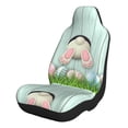 thumbnail image 1 of Yiaed White Bunny Bottom And Easter Eggs Print Car Seat Covers,Universal Auto Seats Protector Fits for Car,SUV Sedan,Truck,Automotive Seat Covers & Accessories-2 PCS, 1 of 9