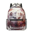 thumbnail image 1 of Yiaed White Red Cat Couple Print School Backpack College Backpack Daypacks for Students High School Spacious and Durable Daypack for Work and Travel-One Size, 1 of 6