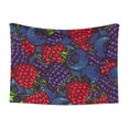 thumbnail image 1 of Yiaed Wild Berries Print Dog Blankets-Cat Blanket Washable for Couch Protection,Puppy Blanket, Soft Plush Reversible Throw Furniture Protector-Medium, 1 of 8