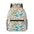 thumbnail image 1 of Yiaed Wild Sea Life Print School Backpack College Backpack Daypacks for Students High School Spacious and Durable Daypack for Work and Travel-One Size, 1 of 6