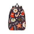 thumbnail image 1 of Yiaed Winter Holiday Christmas Print Backpack, Premium Laptop Backpack, Travel Backpack for Women, Lightweight Backpacks, Comfortable Back Pack-Small, 1 of 5