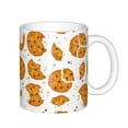 thumbnail image 1 of Yiaed Yellow Biscuit Print Ceramics Coffee,Large Handle Design,Extra Large Tea and Coffee Cup for Office and Home Mugs, 1 of 6