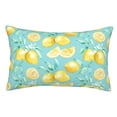thumbnail image 1 of Yiaed Yellow Lemon Print Brushed Microfiber Envelope Pillowcases, Standard,Envelope Closure Pillow Cases(No pillow core)-14"x20", 1 of 6