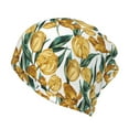 thumbnail image 1 of Yiaed Yellow Tulips Print Multifunction Beanie Hats for Women Men Slouchy Knit Beanie Hat Winter Hat Scarf Stretch Skull Cap, 1 of 8