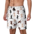 thumbnail image 1 of Yiaed Yoga Labrador Retriever Print Mens Swim Trunks Bathing Suit Compression Liner Beach Swim Shorts Swimwear Quick Dry Zipper Pocket No-Chafing Board Short-XX-Large, 1 of 6