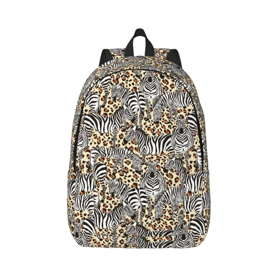 Yiaed Zebra Print Backpack, Premium Laptop Backpack, Travel Backpack for Women, Lightweight Backpacks, Comfortable Back Pack-Small