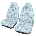 thumbnail image 1 of Yiaed blue Scarf Bear Print Car Seat Covers,Universal Auto Seats Protector Fits for Car,SUV Sedan,Truck,Automotive Seat Covers & Accessories(Two packs), 1 of 7
