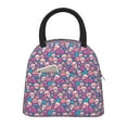 thumbnail image 1 of Yiaed colorful Skull flower Print Lunch Bag Adult Insulated Lunch Box, Leakproof Cooler Food Lunch Containers Reusable High Capacity Lunch Tote Bags-One Size, 1 of 6