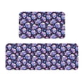 thumbnail image 1 of Yiaed cool flower Skull Kitchen Rugs Sets of 2 Kitchen Mats Cushioned Anti Fatigue Kitchen Rug Tapetes Para Cocina for Sink,Laundry Room, 1 of 6