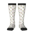 thumbnail image 1 of Yiaed easter Print Great elasticity Adult Stockings Sports socks for Men and Women, 1 of 6