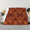 thumbnail image 1 of Yiaed fall Maple Print Blanket Throw Blanket Soft Cozy Flannel Blanket for Home Bed Sofa Couch Chair-50"x40", 1 of 6