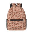 thumbnail image 1 of Yiaed fall flower plaid Print School Backpack College Backpack Daypacks for Students High School Spacious and Durable Daypack for Work and Travel-One Size, 1 of 6