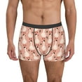 thumbnail image 1 of Yiaed goose bird and daisy Print Men's Soft Cotton Boxer Shorts Breathable Boxers Underwear Moisture-Wicking Underwear Stretch Boxer Briefs for Man-Medium, 1 of 5
