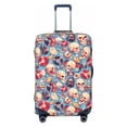 thumbnail image 1 of Yiaed music Skull record Retro Print Travel Luggage Cover Suitcase Protector Fits 18-32 Inch Luggage Wheel Covers Patterned Elastic Luggage Anti-scratch（No luggage）-Medium, 1 of 5