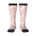 thumbnail image 1 of Yiaed pink Octopus Print Great elasticity Adult Stockings Sports socks for Men and Women, 1 of 6