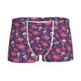 thumbnail image 1 of Yiaed red Skull flower Print Boys' Boxer Briefs Cotton Casual Stretch Comfort Boys Boxers - Kids Boxer Briefs Underwear for Boys (6-18)-Large, 1 of 5