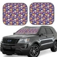 thumbnail image 1 of Yiaed rock Skull record Print Car Front Windshield Sun Shade,Foldable Anti-UV Car Sunshade for Front Window for Most Vehicles-Small, 1 of 5