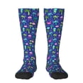 thumbnail image 1 of Yiaed sea animals with palm tree Print Great elasticity Adult Stockings Sports socks for Men and Women, 1 of 6