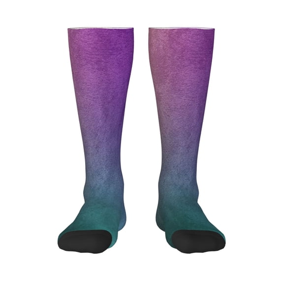 Yiaed vintage dark paint Print Great elasticity Adult Stockings Sports socks for Men and Women