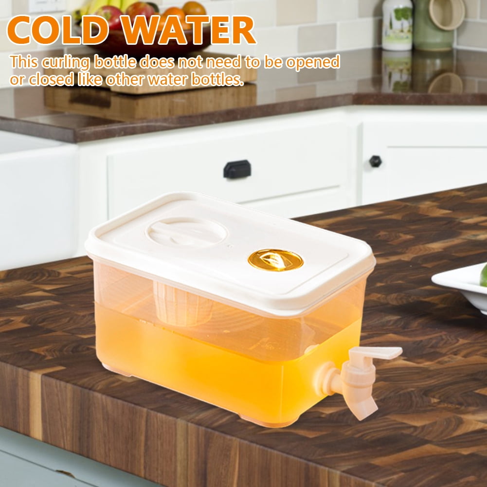 10L Beverage Dispenser With Spigot - Leakproof Drink Container With Filter For Fridge Storage