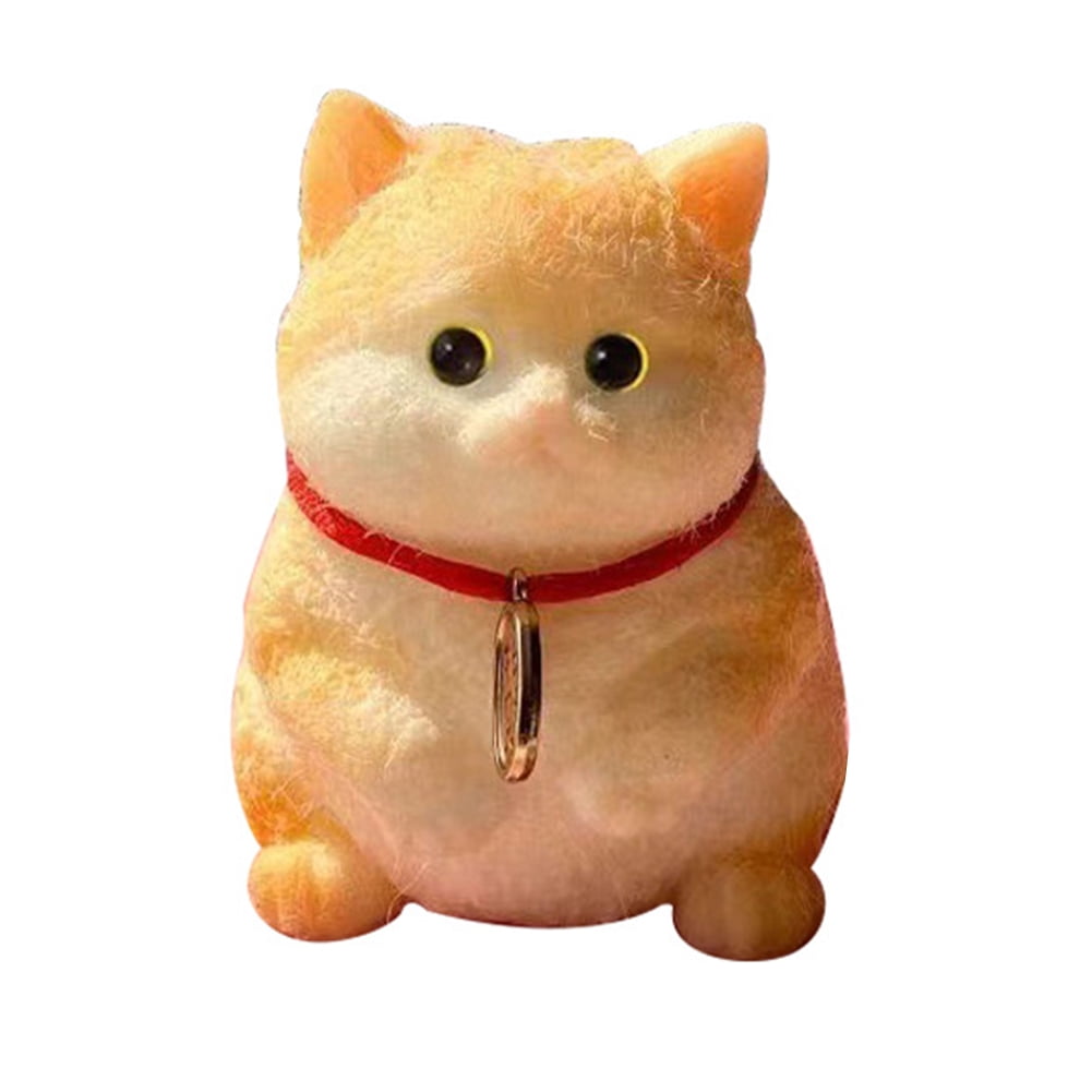 Image showcasing Yiaieng Cat Squeeze Toy Kitten Decompression Toy Stress Relief for ...
