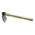 thumbnail image 1 of Yiaieng Hand Cultivator, 4-Claw Rake Garden Hand Rake Tool with Wooden Handle Agricultural Garden Tools, 1 of 10
