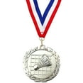 thumbnail image 1 of Yiaieng Metal Winner Medals, 5Cm Badminton Medal Gold/Silver/Bronze Medal for Party Activities (Silver), 1 of 10