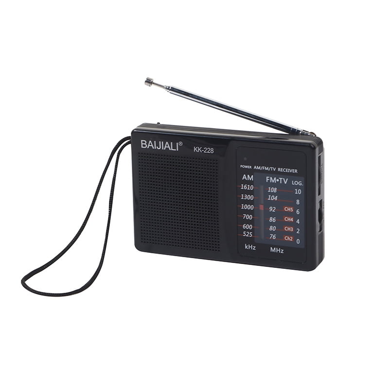 Yiaieng Portable Radio Battery Powered Am Fm Radio Vintage Radio for ...