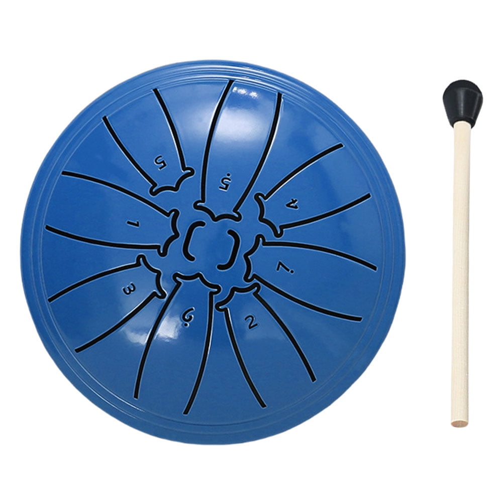 Yiaieng Steel Tongue Drum - 4 Inch 8 Notes Musical Percussion ...
