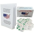 thumbnail image 1 of Yiaieng US Citizenship Test Flash Cards, 2025-100 Citizenship Flash Card (Questions & Answers) Booklet Combo Set (White), 1 of 10