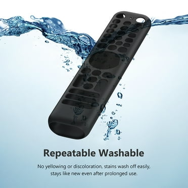 Yiaieng Waterproof Remote Case for RC716/RC833 GUB1 Remote Control Protective Case, Black Silicone Dust-Proof Protective Cover