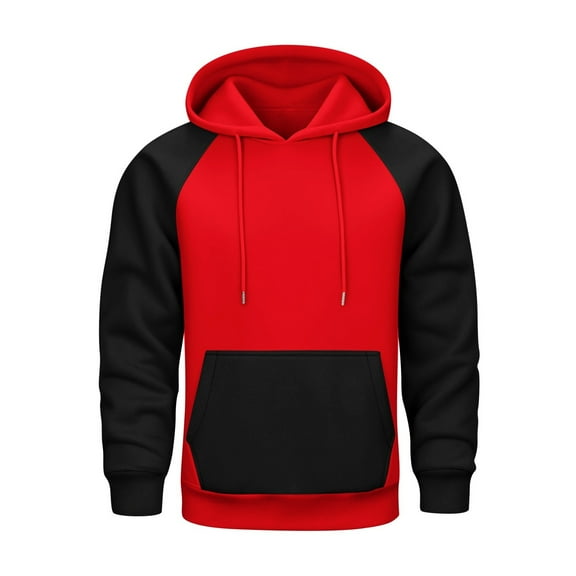 Yiaimeir Casual Pullover Hoodie for Men Women Unisex Long Sleeve Sweatshirt Kangaroo Pocket Soft Comfortable Wearable