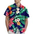 thumbnail image 1 of Yiaimeir Hawaiian Print - Men's Casual Short Sleeved Shirt，Size S-2XL, 1 of 4