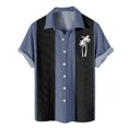 thumbnail image 1 of Yiaimeir Hawaiian Printed Button Short Sleeve Shirts Casual Fashion Oversized Short Sleeve Shirts,Size M-8XL, 1 of 4