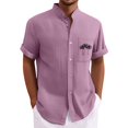 thumbnail image 1 of Yiaimeir Men'S Casual Loose Short Sleeved Printed Shirt With Fashionable Top，Size M-3XL, 1 of 4