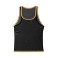 thumbnail image 1 of Yiaimeir Men's Classic White Tank Top With Contrasting Trim Breathable Cotton Sleeveless UnderTank Tops For Everyday Comfort,Size S-3XL, 1 of 5