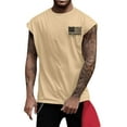 thumbnail image 1 of Yiaimeir Men's Sleeveless American Flag Graphic Tee Casual Summer Muscle Tank Tops For Gym Sports And Daily Wear,Size S-3XL, 1 of 4