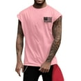 thumbnail image 1 of Yiaimeir Men's Sleeveless American Flag Graphic Tee Casual Summer Muscle Tank Tops For Gym Sports And Daily Wear,Size S-3XL, 1 of 4