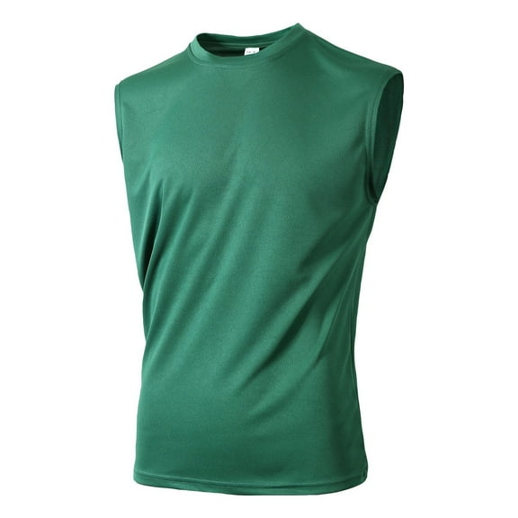 Yiaimeir Men's Sleeveless Moisture-Wicking Athletic Tank Top Quick-Dry Lightweight Ideal For Gym Running Sports,Size S-3XL