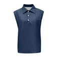 thumbnail image 1 of Yiaimeir Men's Sleeveless Polo Tank Tops Lightweight Breathable Moisture-Wicking Athletic Golf Tank Top For Summer,Size S-3XL, 1 of 4