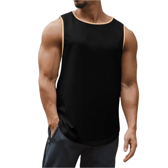 Yiaimeir Men's Sleeveless Workout Tank Top Quick-Dry Breathable Gym Tank Tops For Fitness Running Training And Casual Wear,Size S-3XL