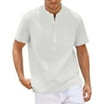 thumbnail image 1 of Yiaimeir ‌Men's Ultra-Thin Summer T-shirt Lightweight Casual Short Sleeve Top‌, 1 of 5