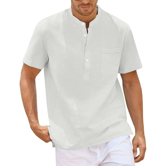 Yiaimeir Men's Ultra-Thin Summer T-shirt Lightweight Casual Short Sleeve Top
