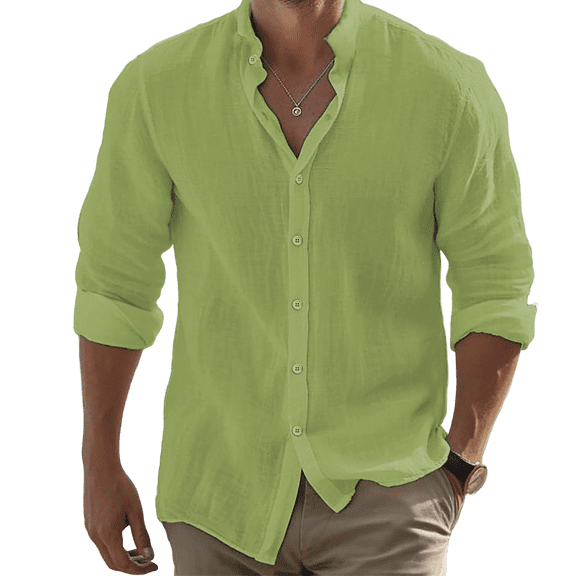 Yiaimeir Men's Vintage Button Down Bowling Shirts Short Sleeve Summer Beach Shirt，Size M-3XL