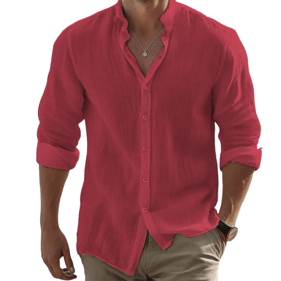 Yiaimeir Men's Vintage Button Down Bowling Shirts Short Sleeve Summer Beach Shirt，Size M-3XL