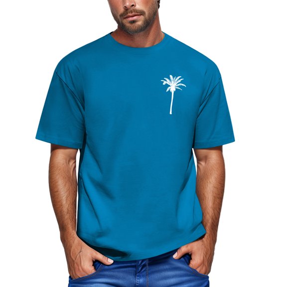 Yiaimeir Men's WithT-shirt T-shirts Graphic Text Pool3D Printing Street Casual Short Sleeve Printed Clothing Basic Streetwear,Size S-2XL