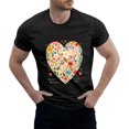 thumbnail image 1 of Yiaimeir ‌Summer Men's T-shirt Casual Short Sleeve Shirt with Breathable Fit‌, 1 of 5