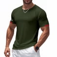 thumbnail image 1 of Yiaimeir ‌Vacation Ready Loose T-shirt Men's Short Sleeve Casual Holiday Style‌, 1 of 5