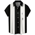 thumbnail image 1 of Yiaimeir Vintage Hawaiian Shirt For Men Summer Button Down Bowling Short Sleeve Shirt,Size M-4XL, 1 of 3