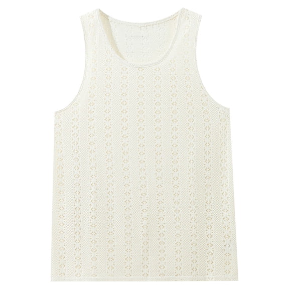 Yiaimeir Women's Sleeveless Lace Tank Top Elegant Floral Pattern Breathable And Lightweight For Summer Wear Black,Size S-3XL